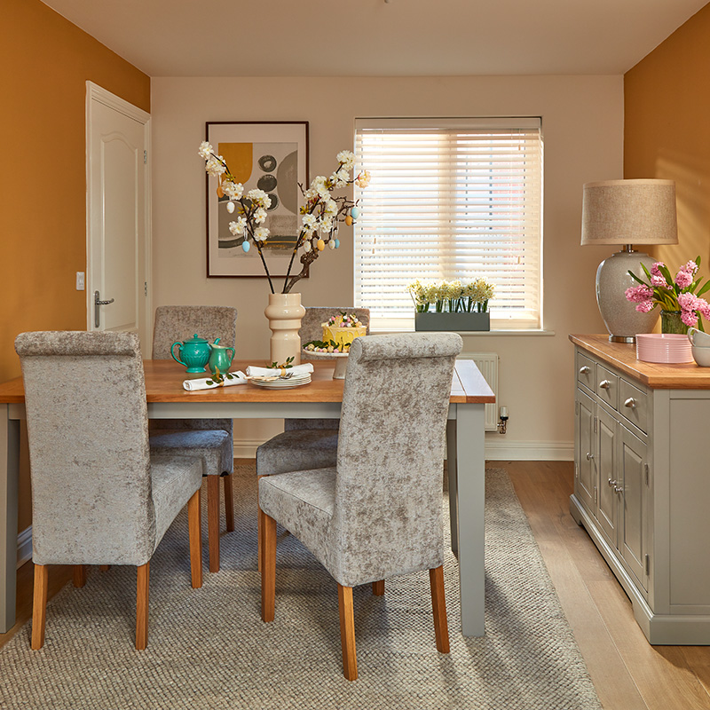 How to style grey dining room furniture for a modern update