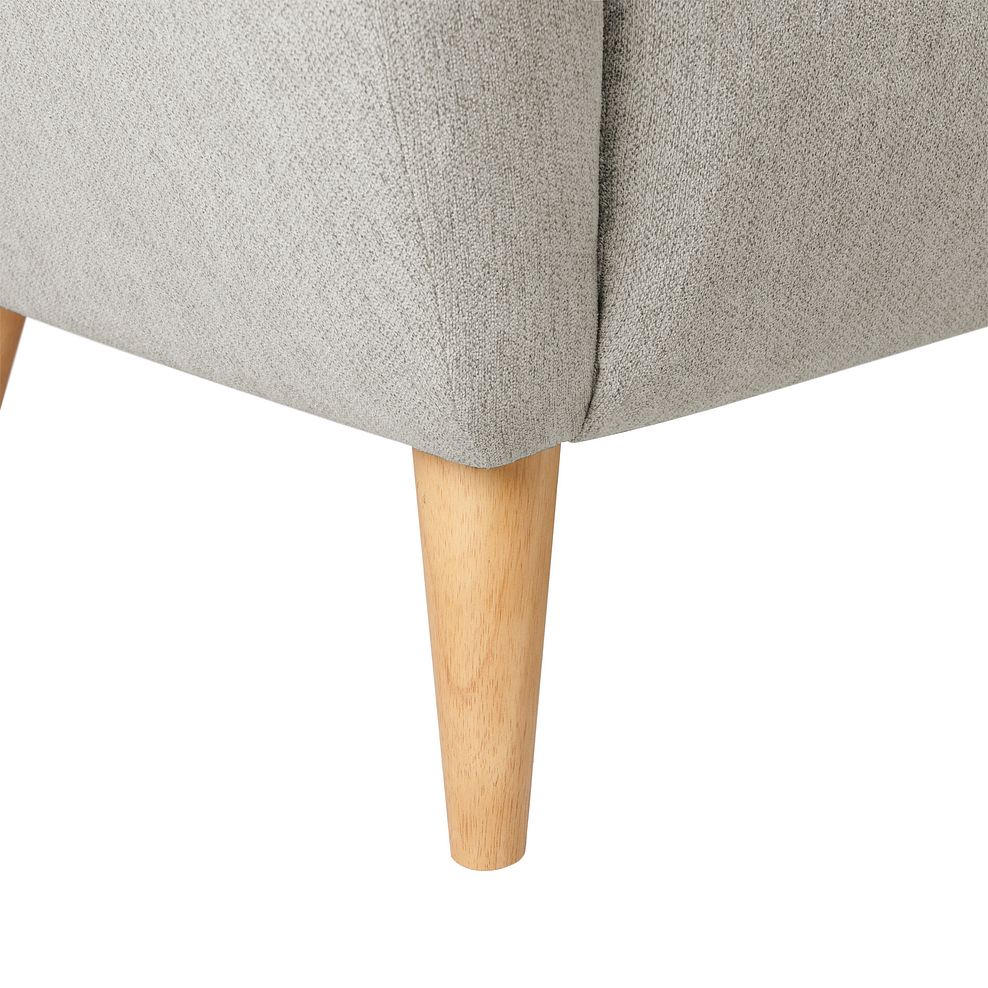 Alexander Accent Chair in Linen Cream Fabric 11