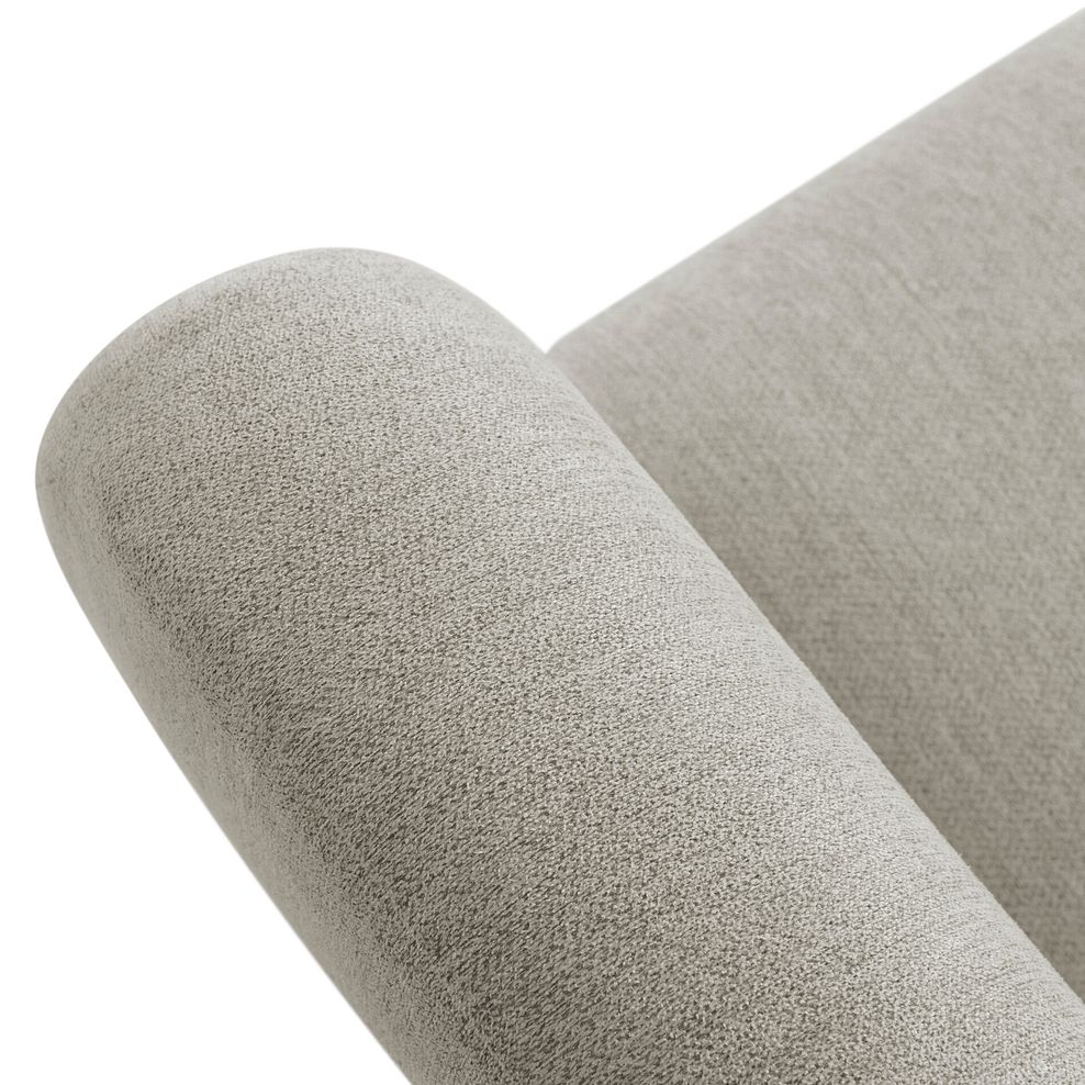 Alexander Accent Chair in Linen Cream Fabric 10