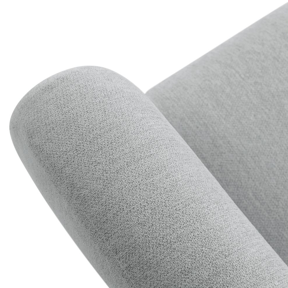 Alexander Accent Chair in Linen Nickel Fabric 11