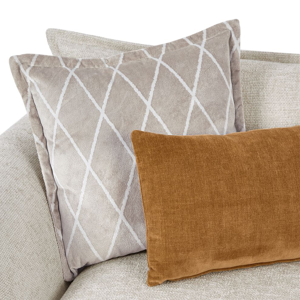 Ashby High Back Loveseat in Cream fabric 10