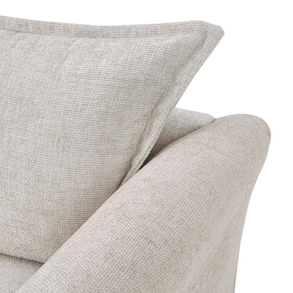 Ashby High Back Loveseat in Cream fabric 9