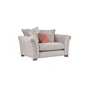 Ashby High Back Loveseat in Ivory fabric