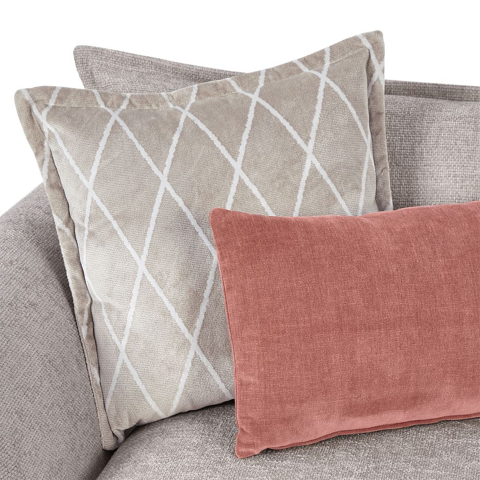 Ashby High Back Loveseat in Ivory fabric 8