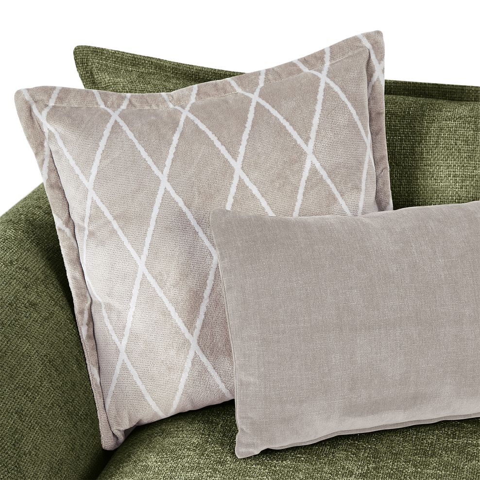 Ashby High Back Loveseat in Olive fabric 8