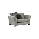 Ashby High Back Loveseat in Platinum fabric