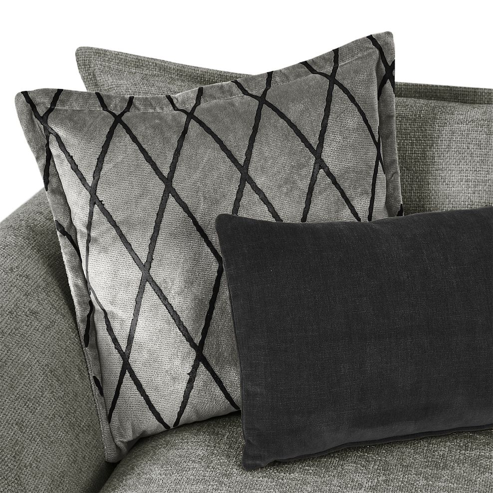 Ashby High Back Loveseat in Platinum fabric 8