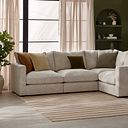 Malvern 4 Seat Modular Corner Sofa in Beige fabric - Group 2