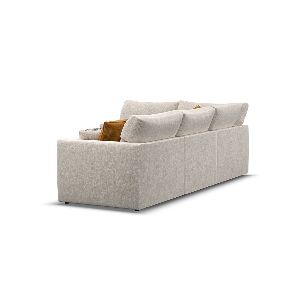 Malvern 4 Seat Right Hand Modular Corner Sofa in Beige fabric - Group 5 5
