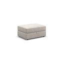 Malvern Storage Footstool in Beige fabric
