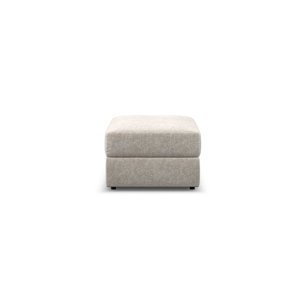 Malvern Storage Footstool in Beige fabric 5