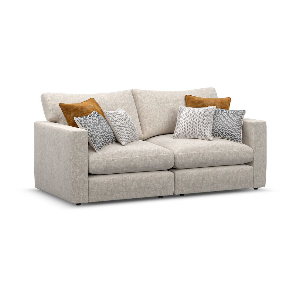 Malvern 2 Seater Modular Sofa in Beige fabric - Group 8 3