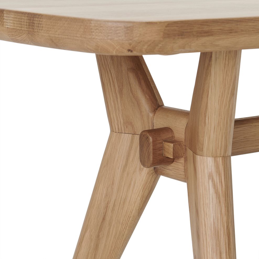 Bentley Natural Solid Oak Extending Dining Table + 2 Bentley Natural Oak Benches 17