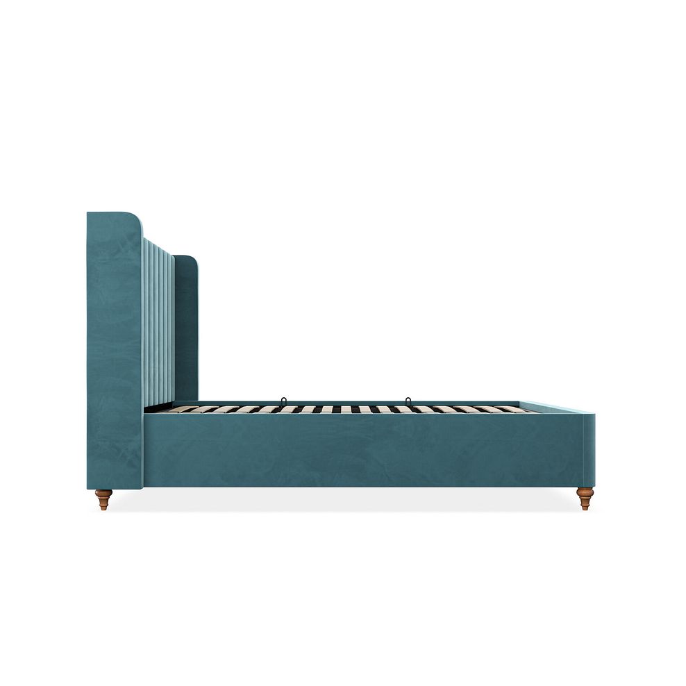 Bloomsbury Double Ottoman Storage Bed in Sunningdale Kingfisher Fabric 9