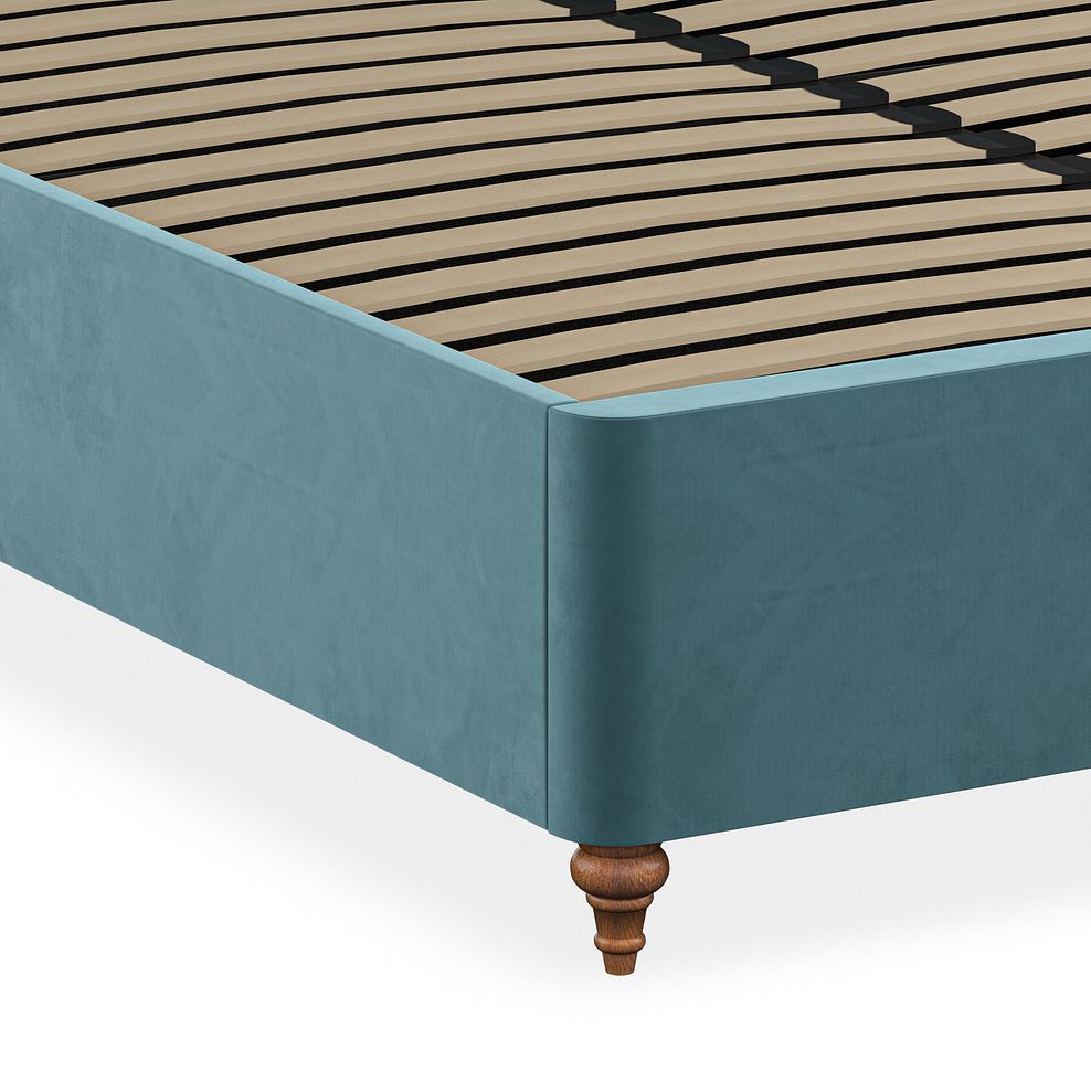 Bloomsbury Double Ottoman Storage Bed in Sunningdale Kingfisher Fabric 10