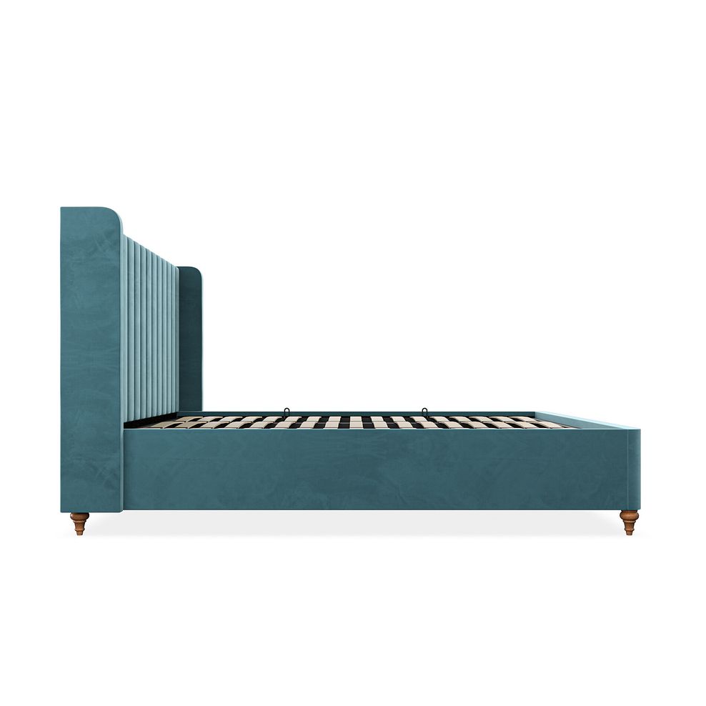 Bloomsbury Super King-size Ottoman Storage Bed in Sunningdale Kingfisher Fabric 9