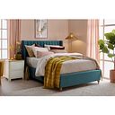 Bloomsbury Super King-size Ottoman Storage Bed in Sunningdale Kingfisher Fabric