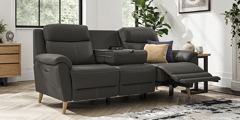 Leather Reclining Sofas