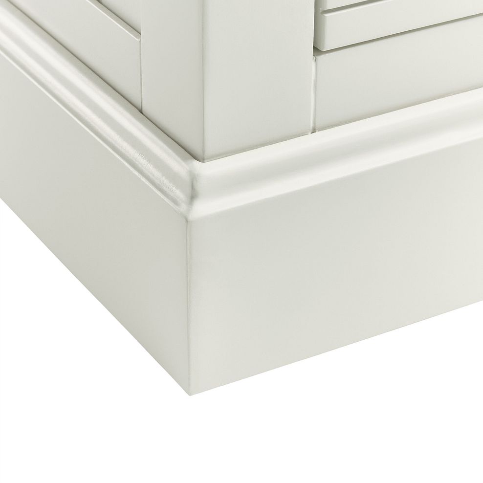 Brompton Painted Acacia and Ash Top 5 Drawer Tallboy - Solid Hardwood 7