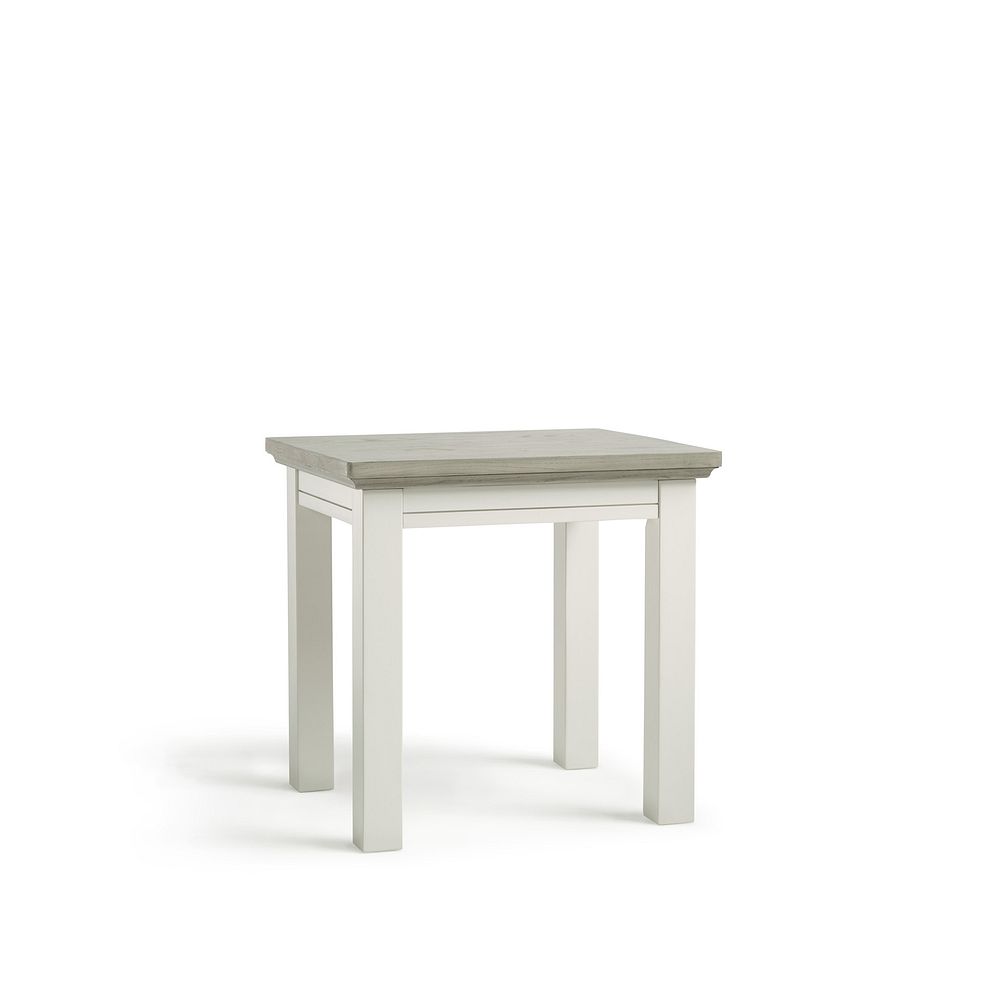 Brompton Painted Acacia and Ash Top Dressing Stool - Solid Hardwood 3