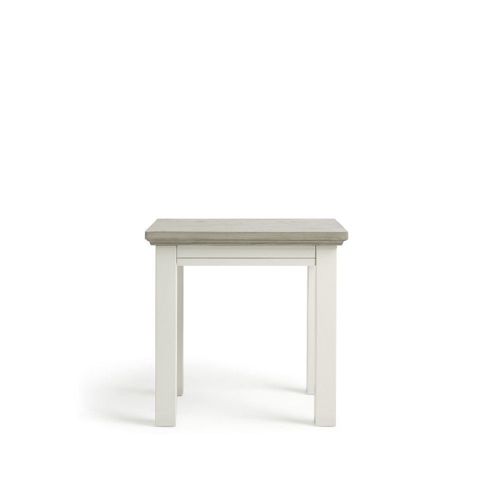 Brompton Painted Acacia and Ash Top Dressing Stool - Solid Hardwood 4