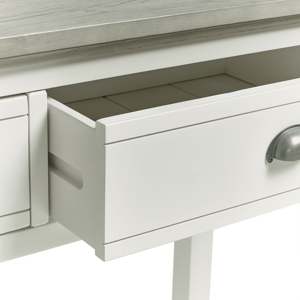 Brompton Painted Acacia and Ash Top Console Table - Solid Hardwood 7