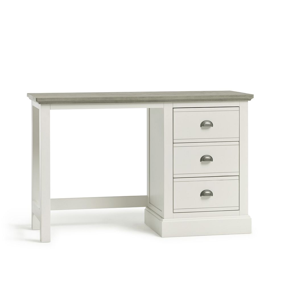 Brompton Painted Acacia and Ash Top Dressing Table - Solid Hardwood 3
