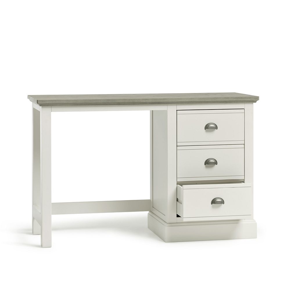 Brompton Painted Acacia and Ash Top Dressing Table - Solid Hardwood 5