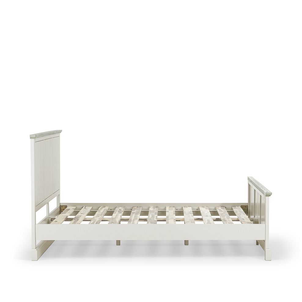 Brompton Painted Acacia and Ash Top Super King-size Bed - Solid Hardwood 5