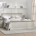 Brompton Painted Acacia and Ash Top Super King-size Bed - Solid Hardwood