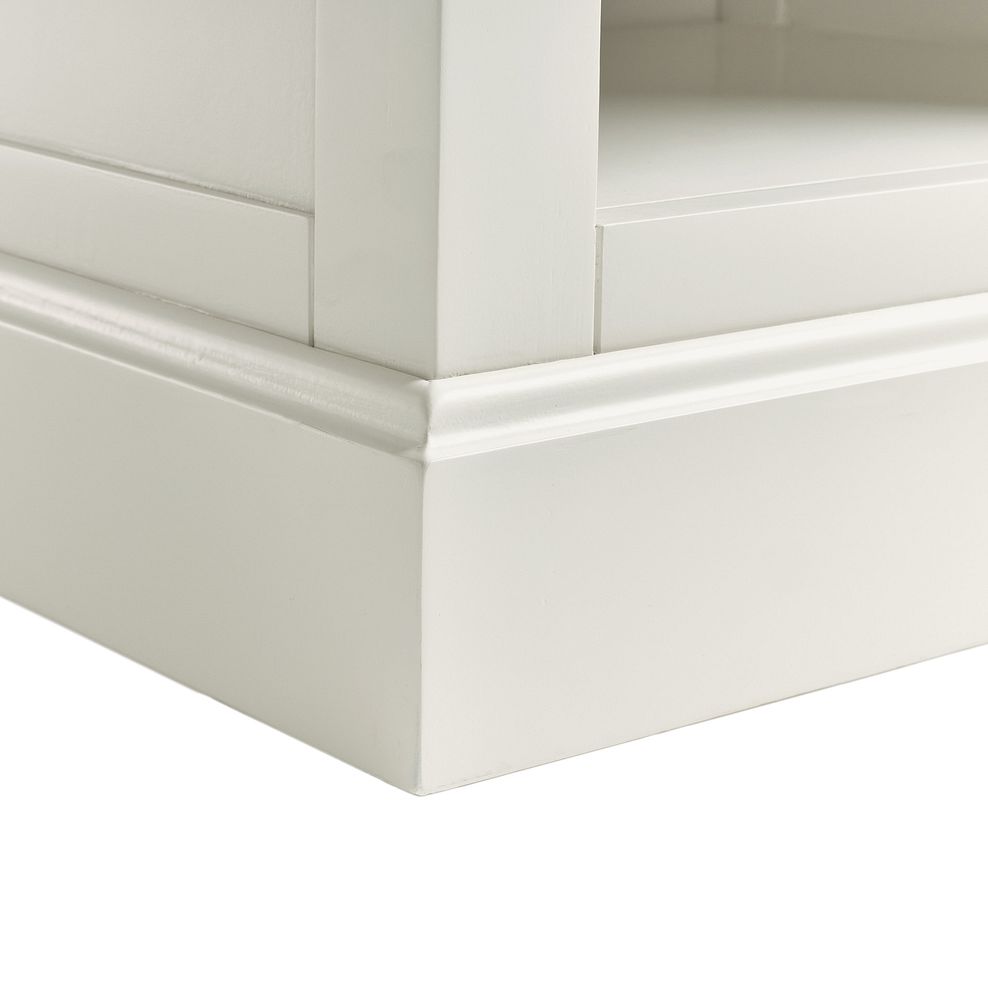 Brompton Painted Acacia and Ash Top 1 Drawer Bedside Table - Solid Hardwood 9