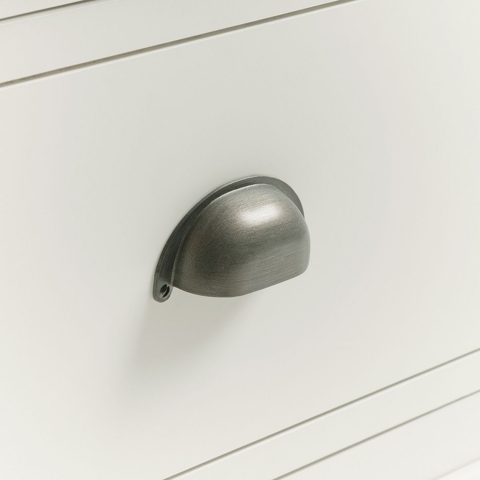 Brompton Painted Acacia and Ash Top Double Wardrobe - Solid Hardwood 8