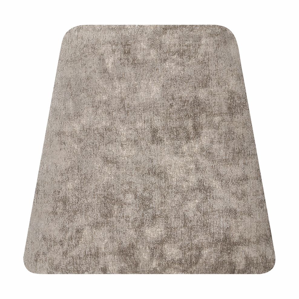 Brompton Painted Acacia and Ash Top 5ft 11" Table with 6 Brompton Chairs with Plain Truffle Fabric Pads 4