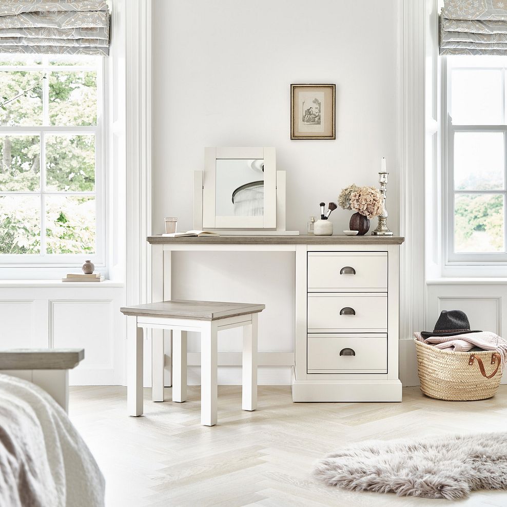 Brompton Painted Acacia Dressing Mirror - Solid Hardwood 2