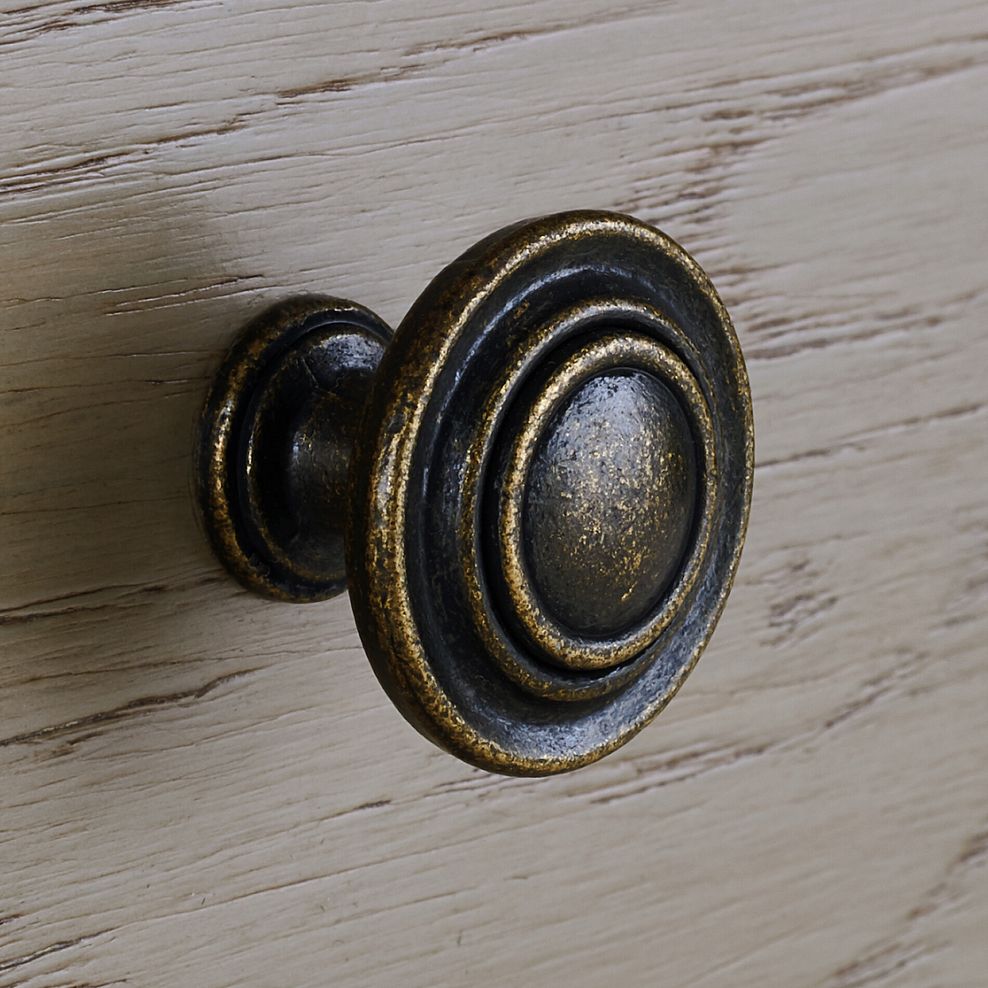 Burleigh Light Grey 5 Drawer Chest (2+3) - Solid Hardwood 7