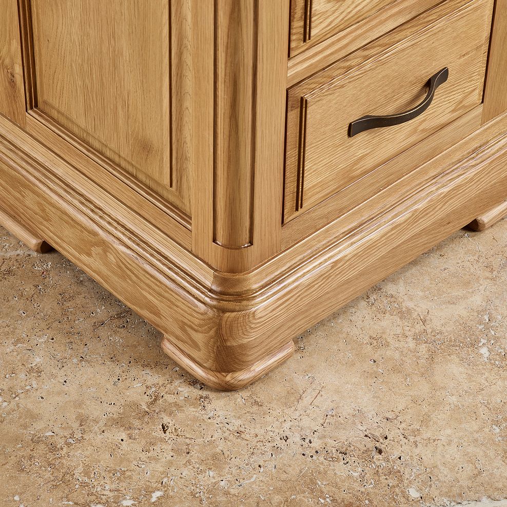 Canterbury Natural Solid Oak Bedside Table 6