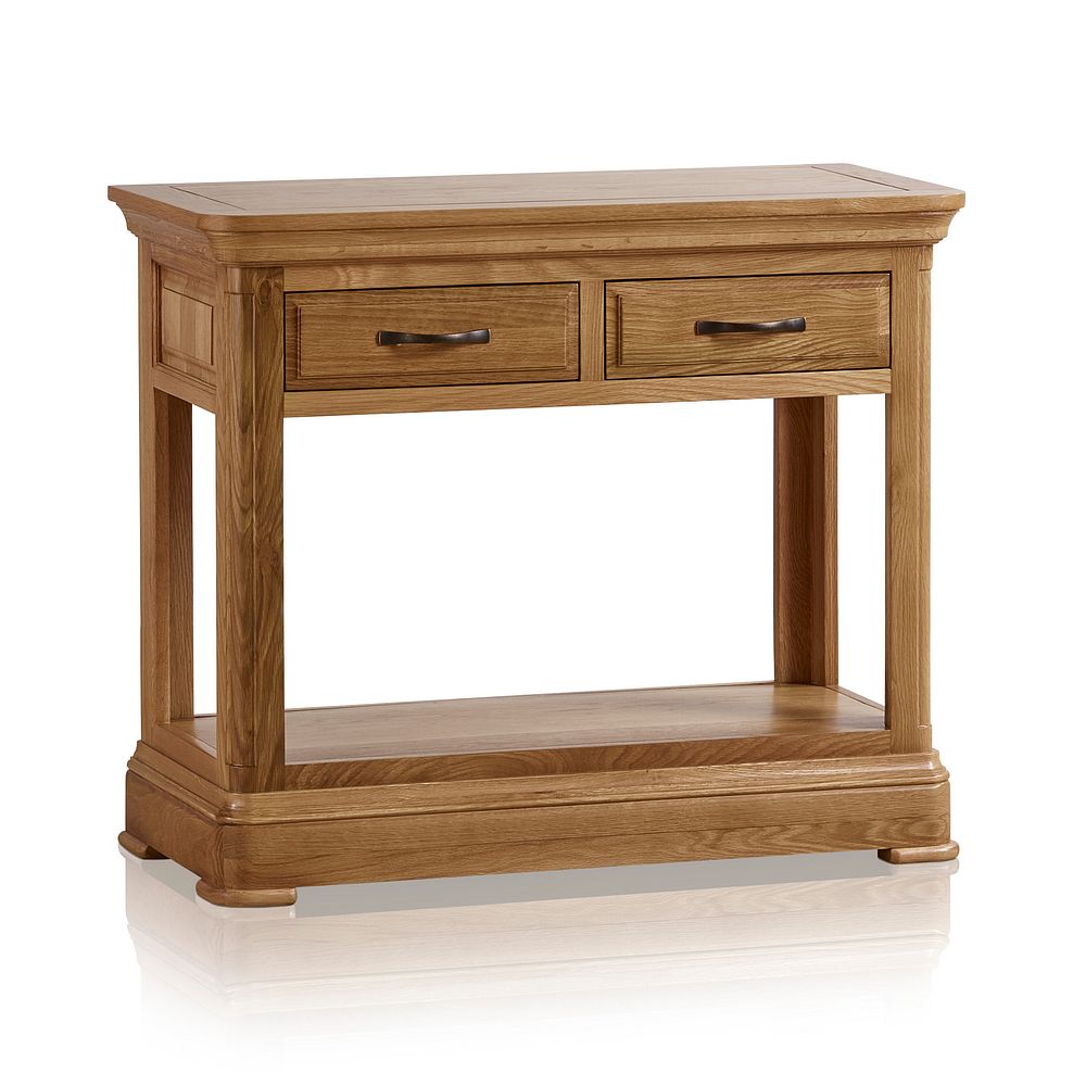 Canterbury Natural Solid Oak Console Table 1