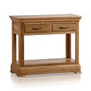 Canterbury Natural Solid Oak Console Table
