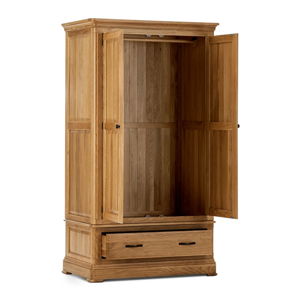 Canterbury Natural Solid Oak Double Wardrobe 2