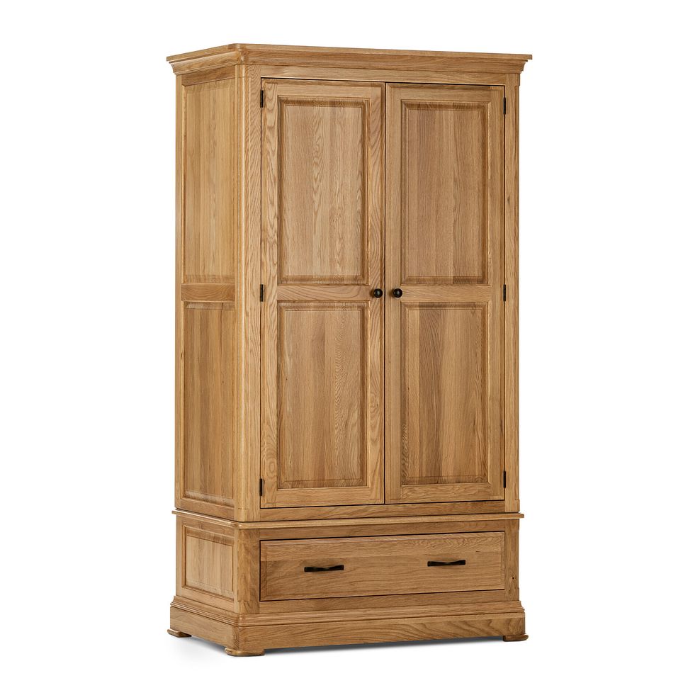 Canterbury Natural Solid Oak Double Wardrobe 1