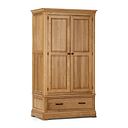 Canterbury Natural Solid Oak Double Wardrobe