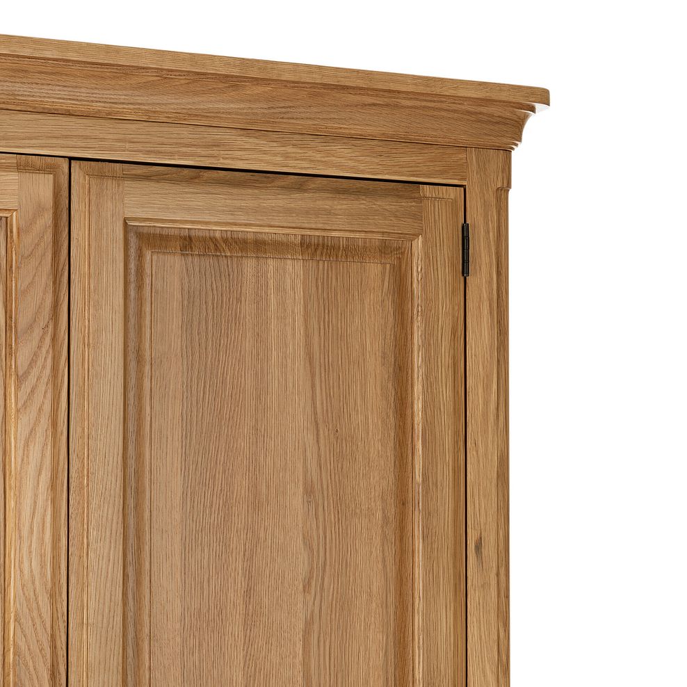Canterbury Natural Solid Oak Double Wardrobe 5
