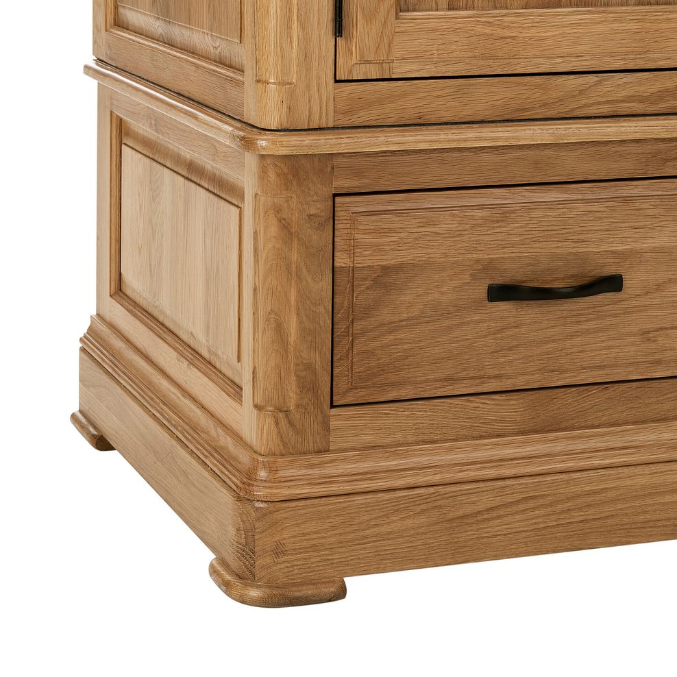 Canterbury Natural Solid Oak Double Wardrobe 6