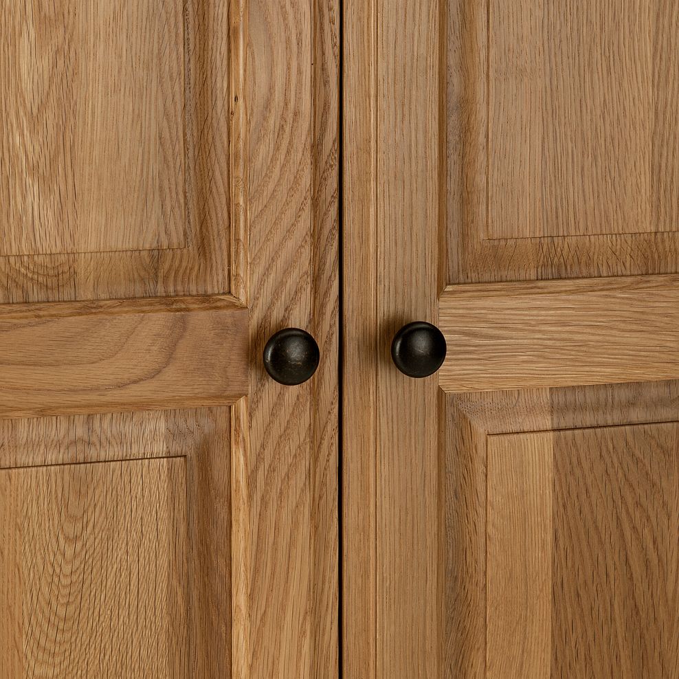Canterbury Natural Solid Oak Double Wardrobe 7