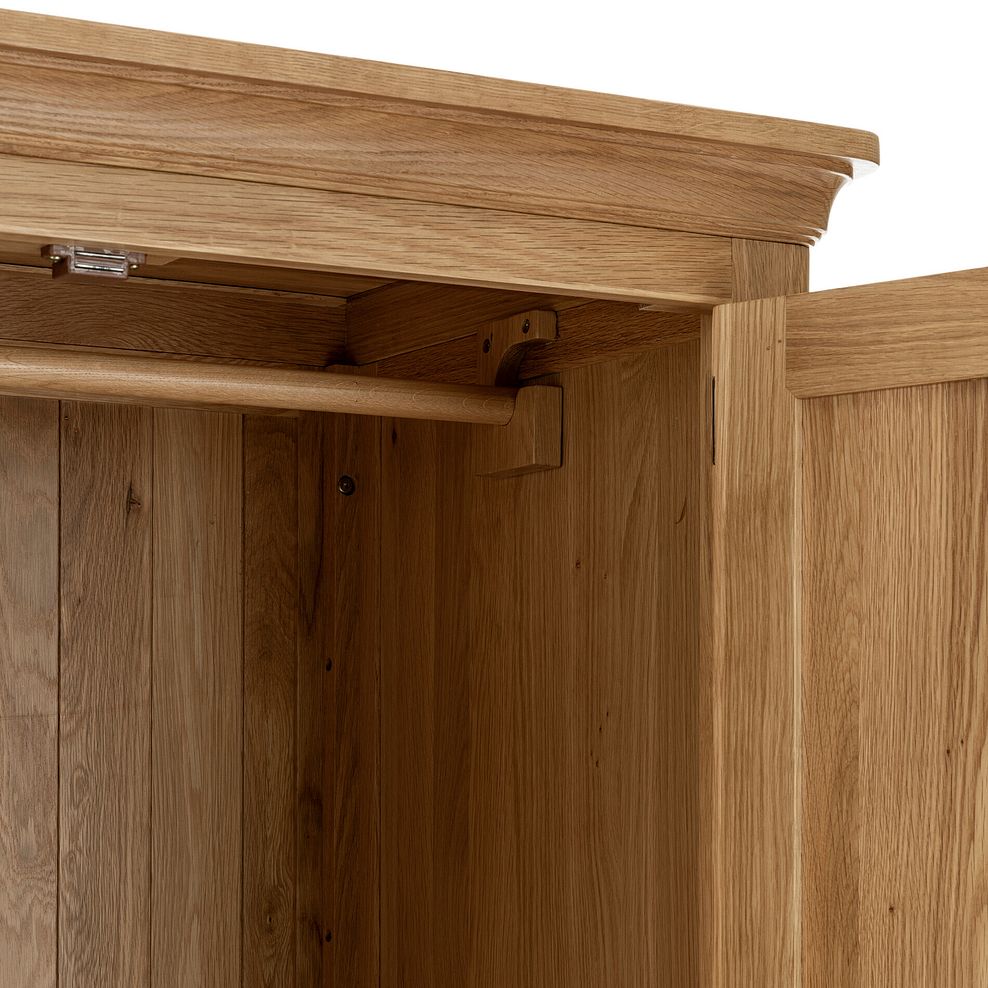 Canterbury Natural Solid Oak Double Wardrobe 8