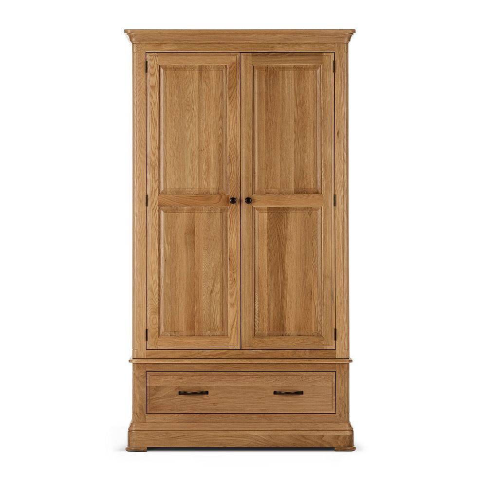 Canterbury Natural Solid Oak Double Wardrobe 3