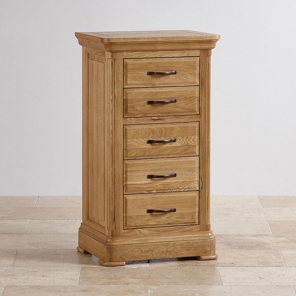 Canterbury Natural Solid Oak Tallboy 2