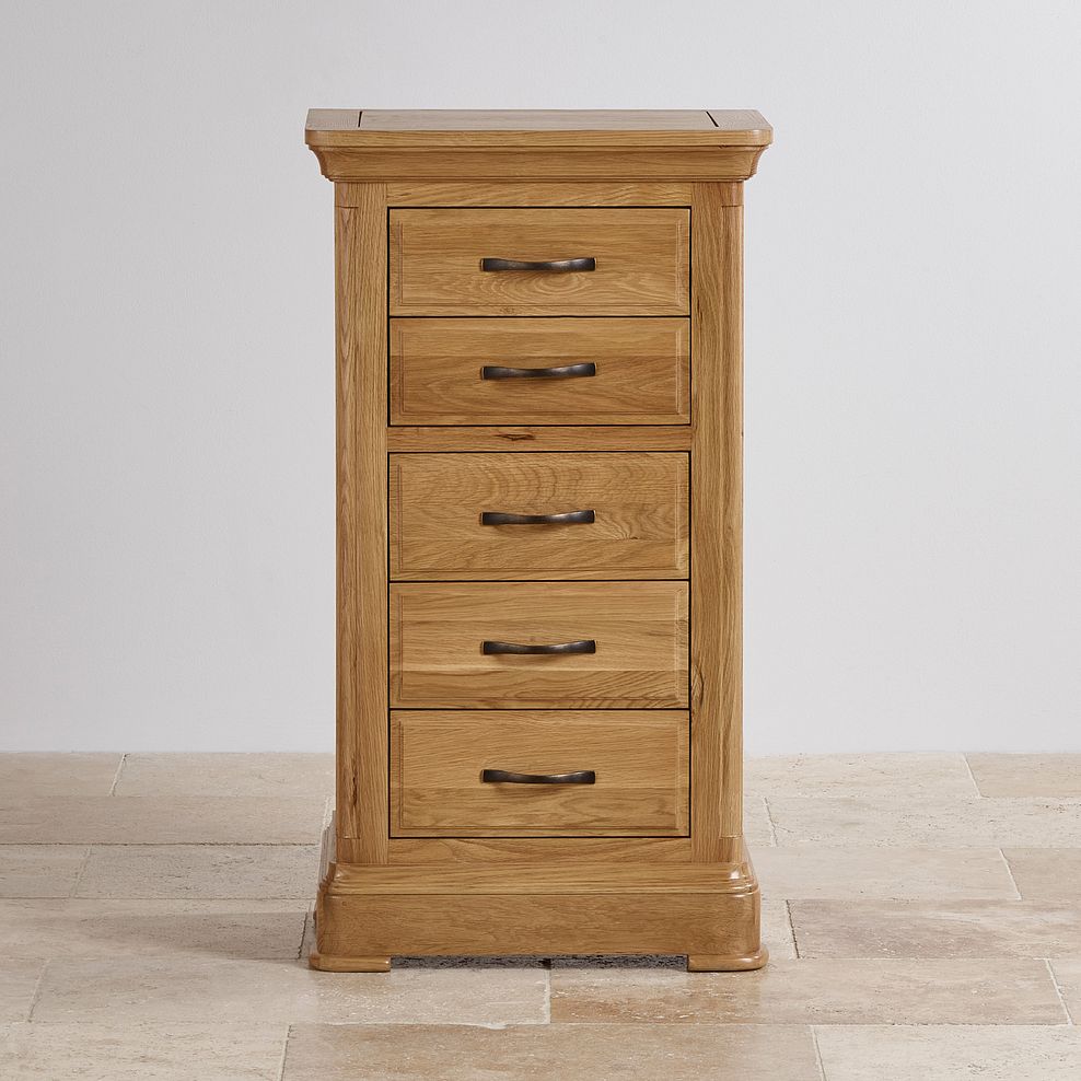 Canterbury Natural Solid Oak Tallboy 4