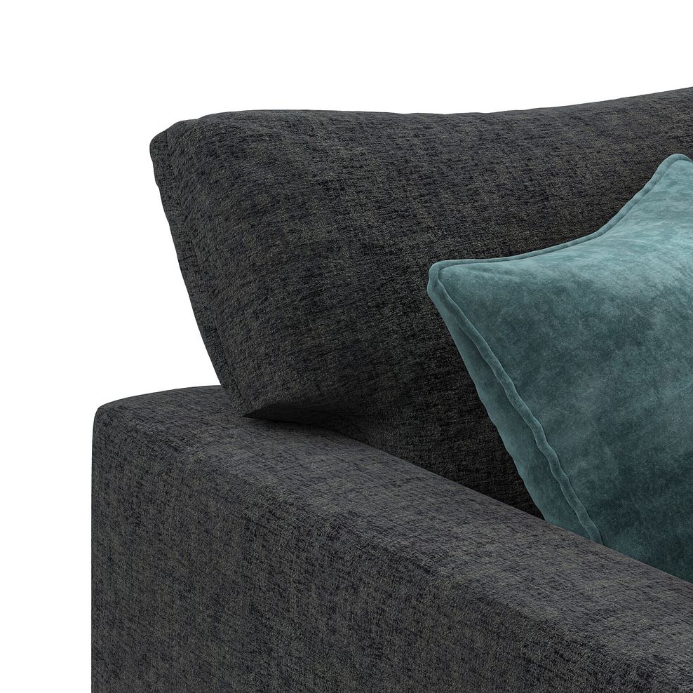 Malvern 5 Seat Modular Corner Sofa in Charcoal fabric - Group 3  6