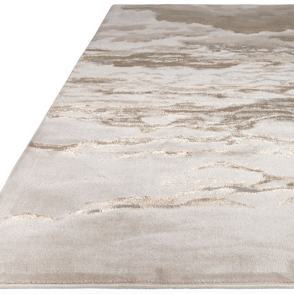 Clouds Metallic Rug 160 x 230cm - CreamGold 2